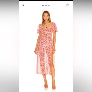 For love & lemons Felicia midi dress